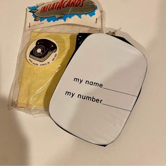 Vintage‎ Inflatacards Inflatable Telephone Card Collectable - Picture 3 of 4